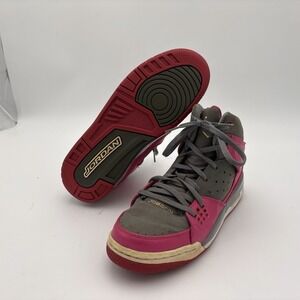 Jordan Sparkle SC 1 Shoes Girls Youth 7 Pink Gray Basketball Sneakers 439655-043